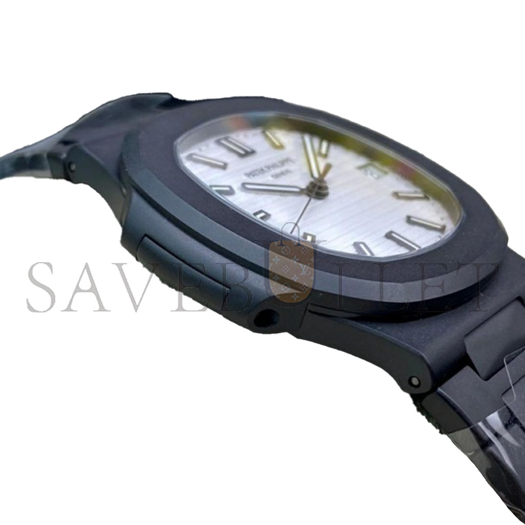 p**ek ph**ppe nautilus version Di*m*nd carbon coated case watch 5711a